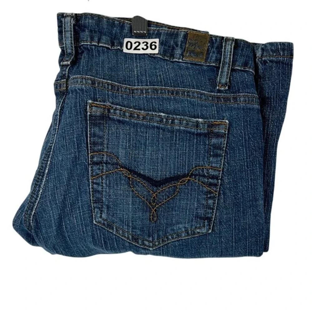 Vintage L.e.i. Chelsea Low Rise Jeans‎ Womens 7 Bootcut Denim Dark Wash Y2K 90s